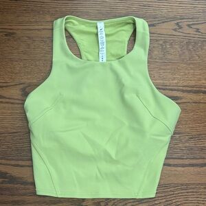 Lime Green Lulu Cropped Tank